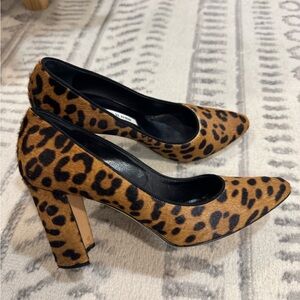 Manolo Blahnik Leopard Print Women's Heels